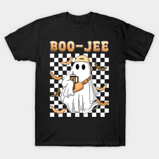 Spooky Season Cute Ghost Halloween Costume Boujee Boo-Jee T-Shirt